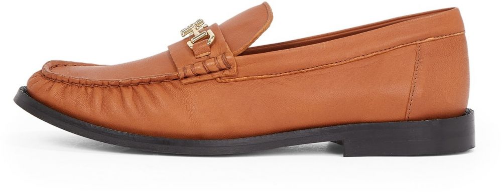 TOMMY HILFIGER Papuče  koňaková / zlatá
