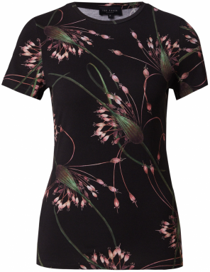 Ted Baker Tričko 'lexiii'  hnedá / zelená / ružová / čierna