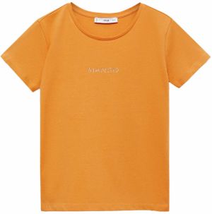MANGO Tričko  horčicová