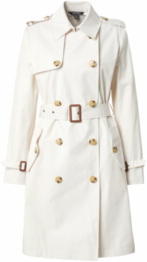 Lauren Ralph Lauren Prechodný kabát  krémová