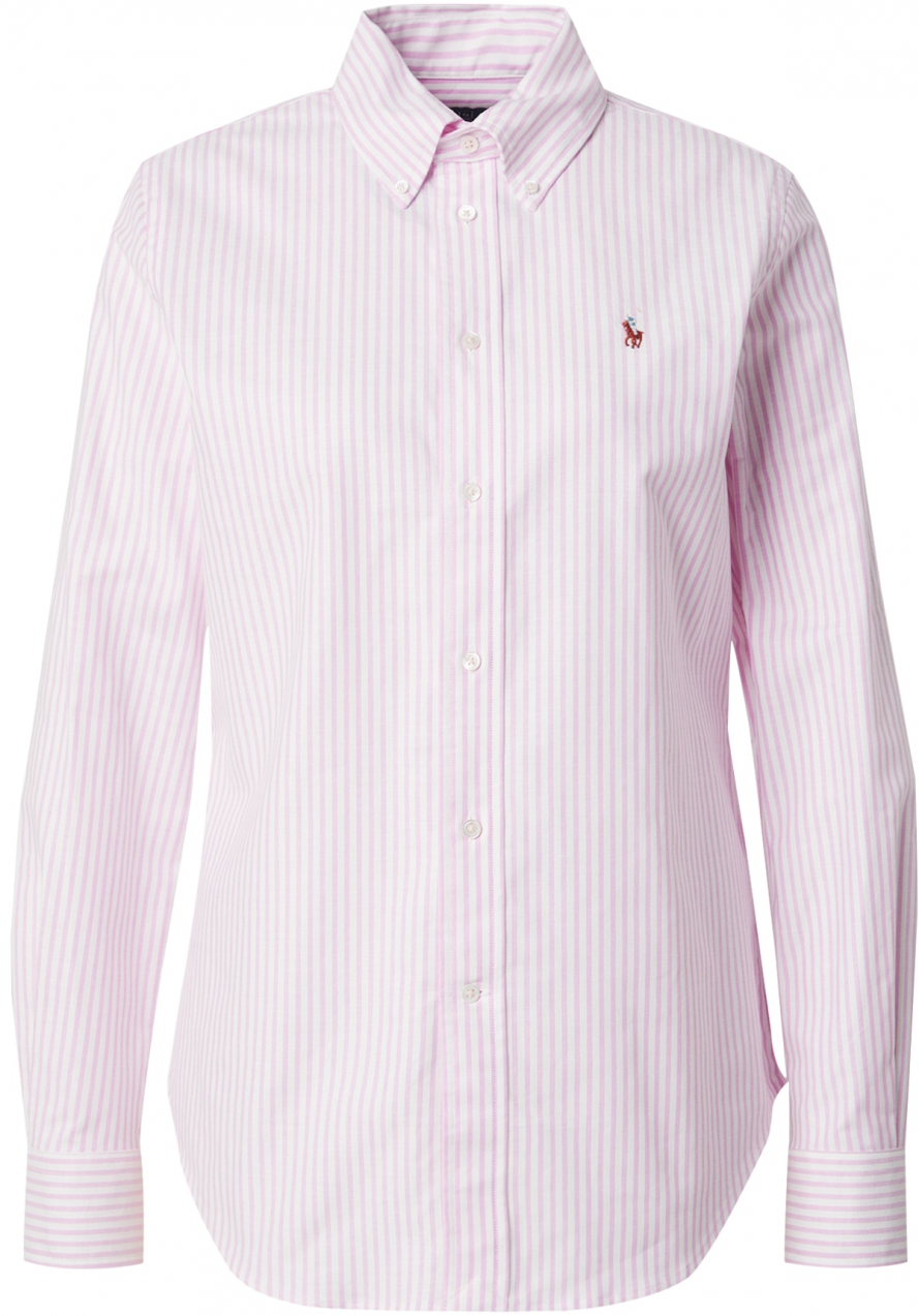 Polo Ralph Lauren Blúzka  ružová / biela