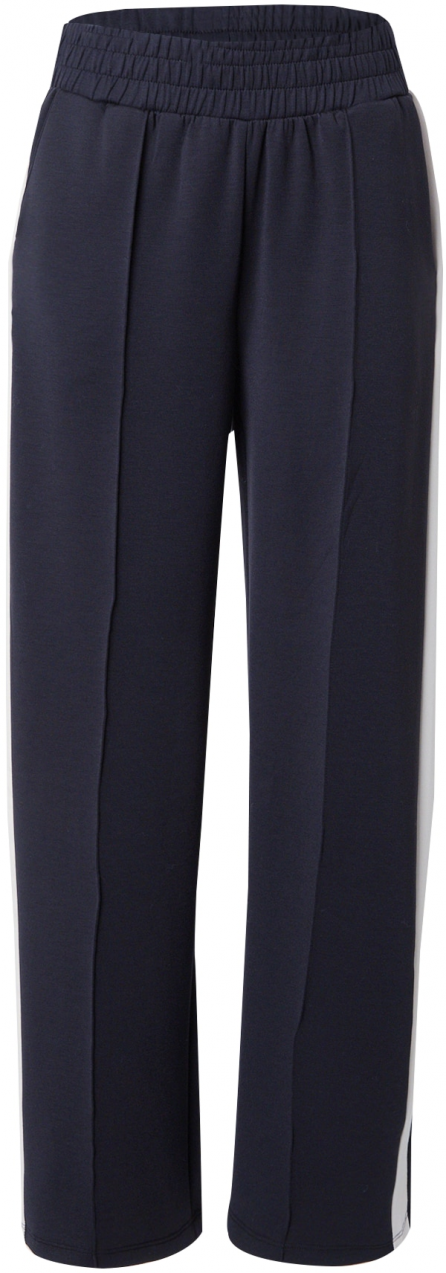 ONLY Plisované nohavice 'ONLALINA'  čierna / biela