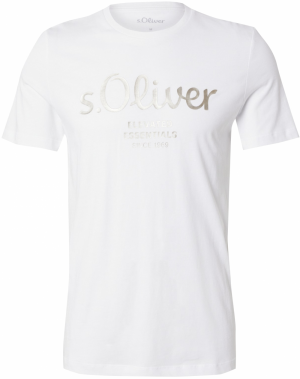 s.Oliver Tričko  strieborná / biela
