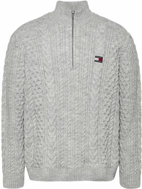 Tommy Jeans Sveter  sivá
