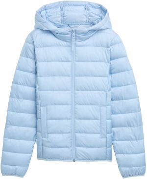 TOM TAILOR DENIM Prechodná bunda  nebesky modrá