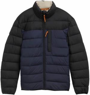 TOM TAILOR DENIM Prechodná bunda  tmavomodrá / čierna