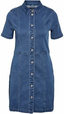 Noisy may Košeľové šaty 'NMNisa'  modrá denim