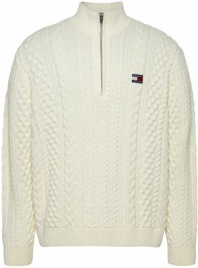 Tommy Jeans Sveter  biela