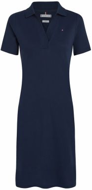 TOMMY HILFIGER Šaty  námornícka modrá / červená / biela