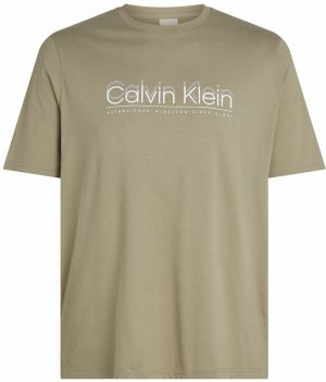 Calvin Klein Big & Tall Tričko  brokátová / biela