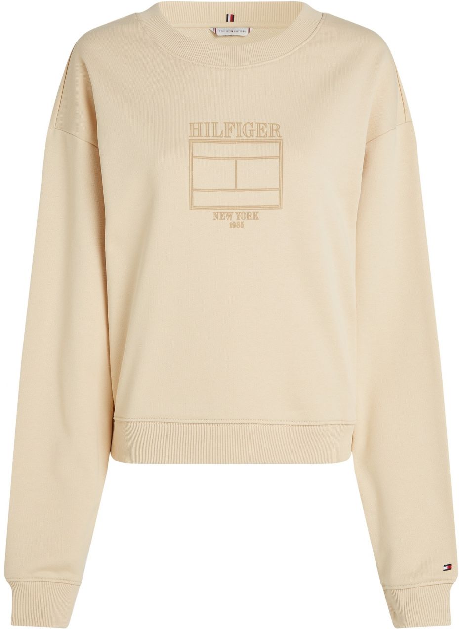 TOMMY HILFIGER Mikina  béžová / farba ťavej srsti