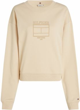 TOMMY HILFIGER Mikina  béžová / farba ťavej srsti