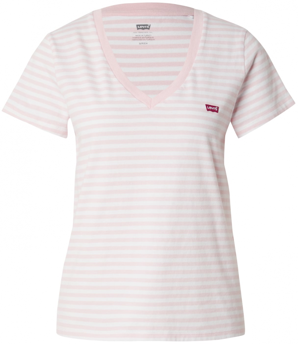 LEVI'S ® Tričko 'Perfect'  rosé / červená / biela