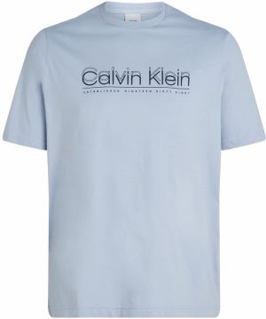 Calvin Klein Big & Tall Tričko  svetlomodrá / čierna