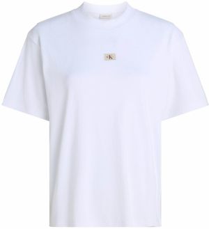 Calvin Klein Jeans Tričko  béžová / čierna / vaječná škrupina
