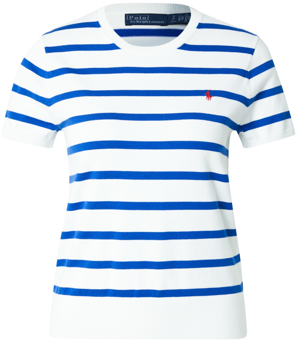 Polo Ralph Lauren Sveter  kráľovská modrá / biela