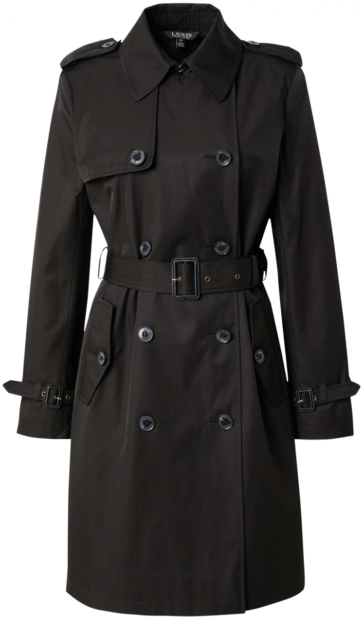 Lauren Ralph Lauren Prechodný kabát  čierna