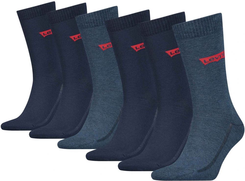 LEVI'S ® Ponožky  námornícka modrá / tmavomodrá / krvavo červená