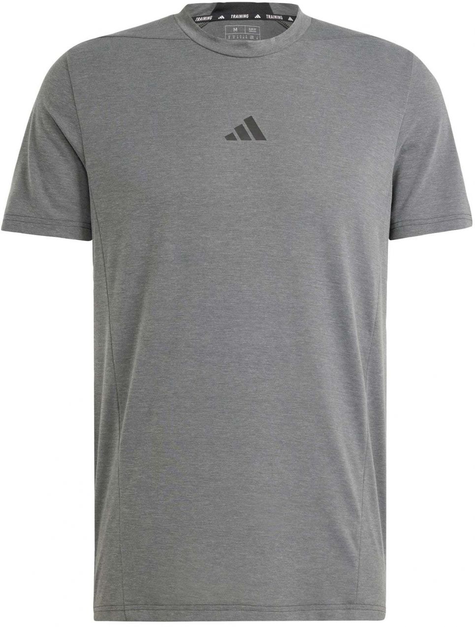 ADIDAS PERFORMANCE Funkčné tričko 'Designed for Training'  sivá / čierna