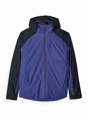 4F Outdoorová bunda  námornícka modrá / čierna