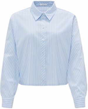 OPUS Blúzka 'Faletti'  svetlomodrá / biela