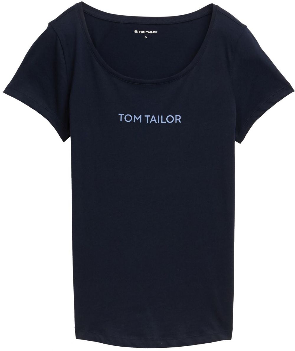 TOM TAILOR Tričko  tmavomodrá / azúrová