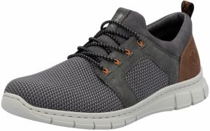 Rieker Slip-on obuv  hnedá / tmavosivá