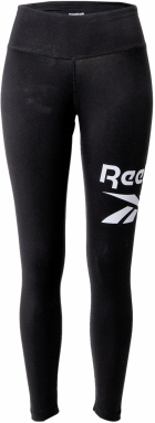 Reebok Športové nohavice 'Identity Classic'  čierna / biela