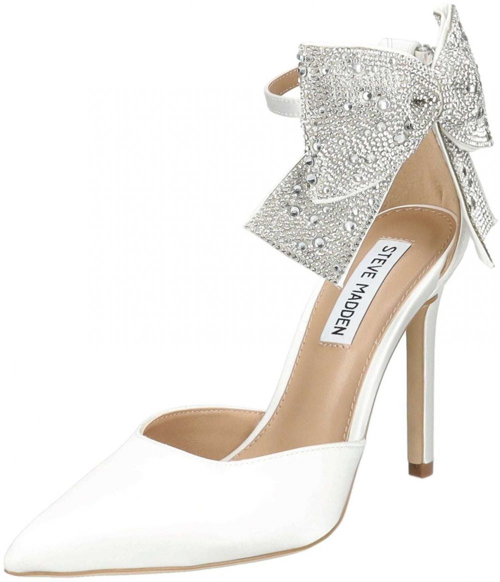 STEVE MADDEN Lodičky 'Deville'  strieborná / biela