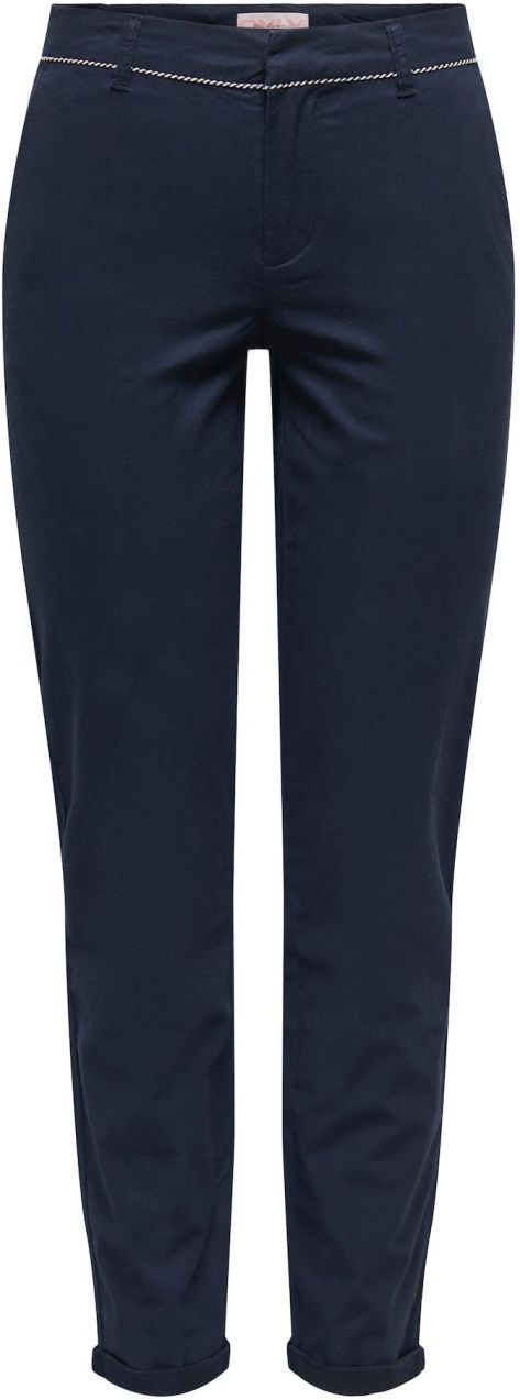 ONLY Chino nohavice 'ONLBIANA'  tmavomodrá / biela