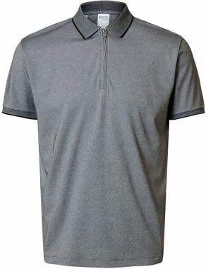 SELECTED HOMME Tričko 'SLHFave'  sivá melírovaná