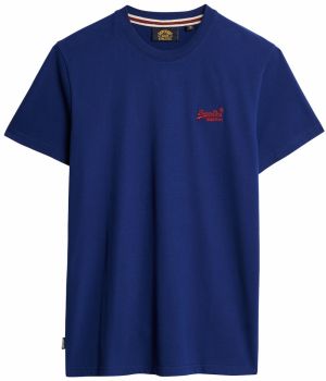 Superdry Tričko 'Essential'  kobaltovomodrá / červená