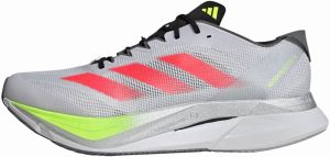 ADIDAS PERFORMANCE Bežecká obuv 'Adizero Boston 12'  sivá / svetlosivá / neónovo červená / čierna