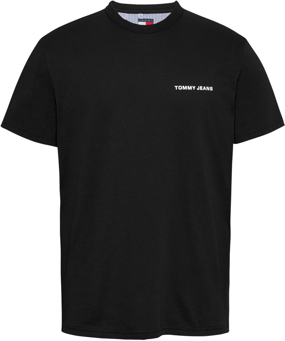 Tommy Jeans Tričko  modrá / zelená / čierna / biela