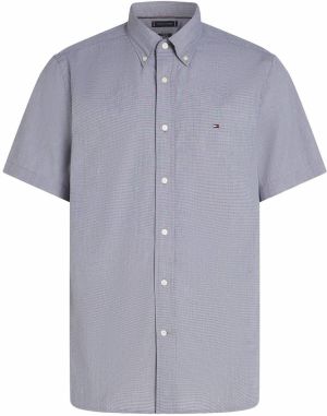 TOMMY HILFIGER Košeľa 'FLEX'  dymovo modrá / šedobiela