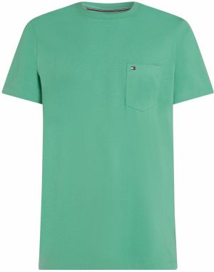 TOMMY HILFIGER Tričko 'ESSENTIAL'  zelená