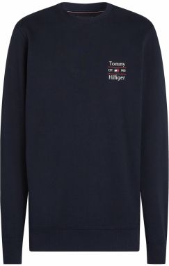 TOMMY HILFIGER Mikina  námornícka modrá / červená / biela