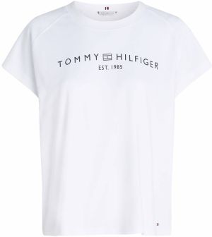 TOMMY HILFIGER Tričko  čierna / biela