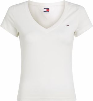 Tommy Jeans Tričko  biela