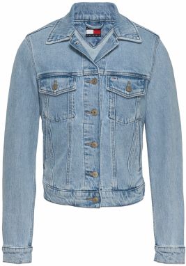 Tommy Jeans Prechodná bunda 'CLASSIC'  modrá denim