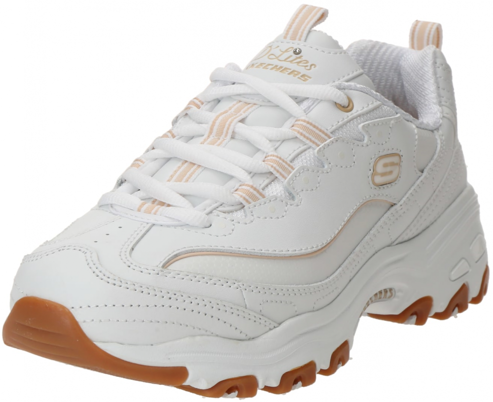 SKECHERS Nízke tenisky 'D LITES-GOOD NEUTRAL'  farba ťavej srsti / biela