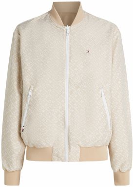 TOMMY HILFIGER Prechodná bunda  kaki / biela