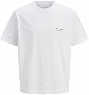JACK & JONES Tričko 'JORIslington'  modrosivá / pastelovo žltá / čierna / biela