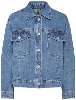 PIECES Prechodná bunda 'PCElma'  modrá denim