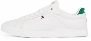 TOMMY HILFIGER Nízke tenisky 'Icon Court'  zelená / biela
