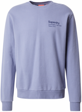 Superdry Mikina  námornícka modrá / opálová