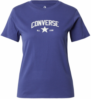 CONVERSE Tričko  indigo / biela