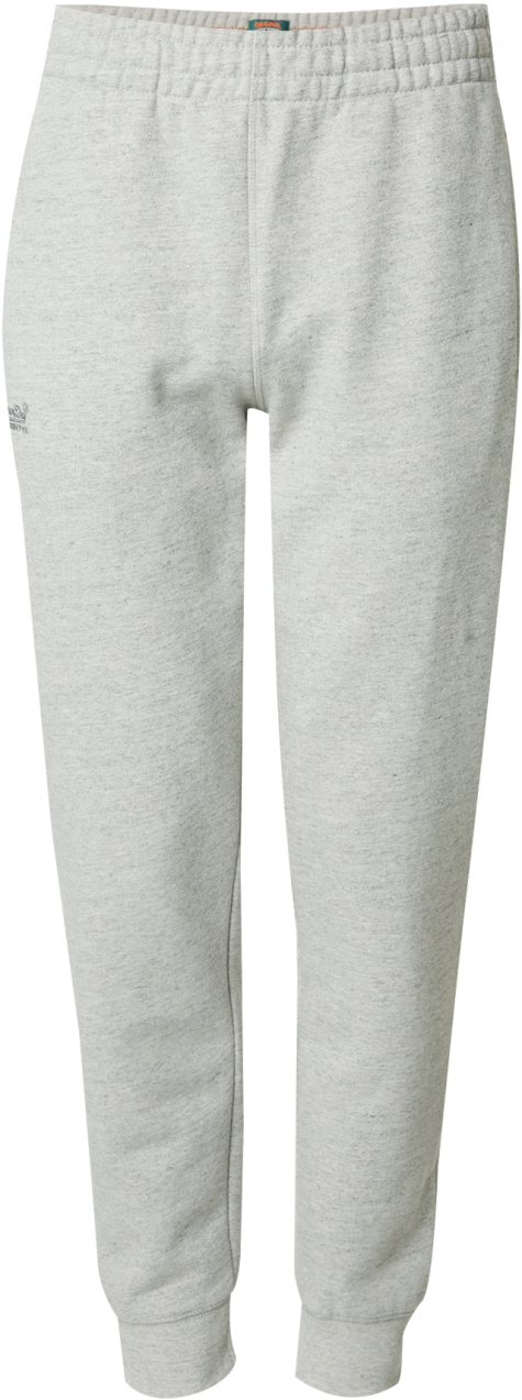 Superdry Nohavice 'Essential'  svetlosivá / čierna