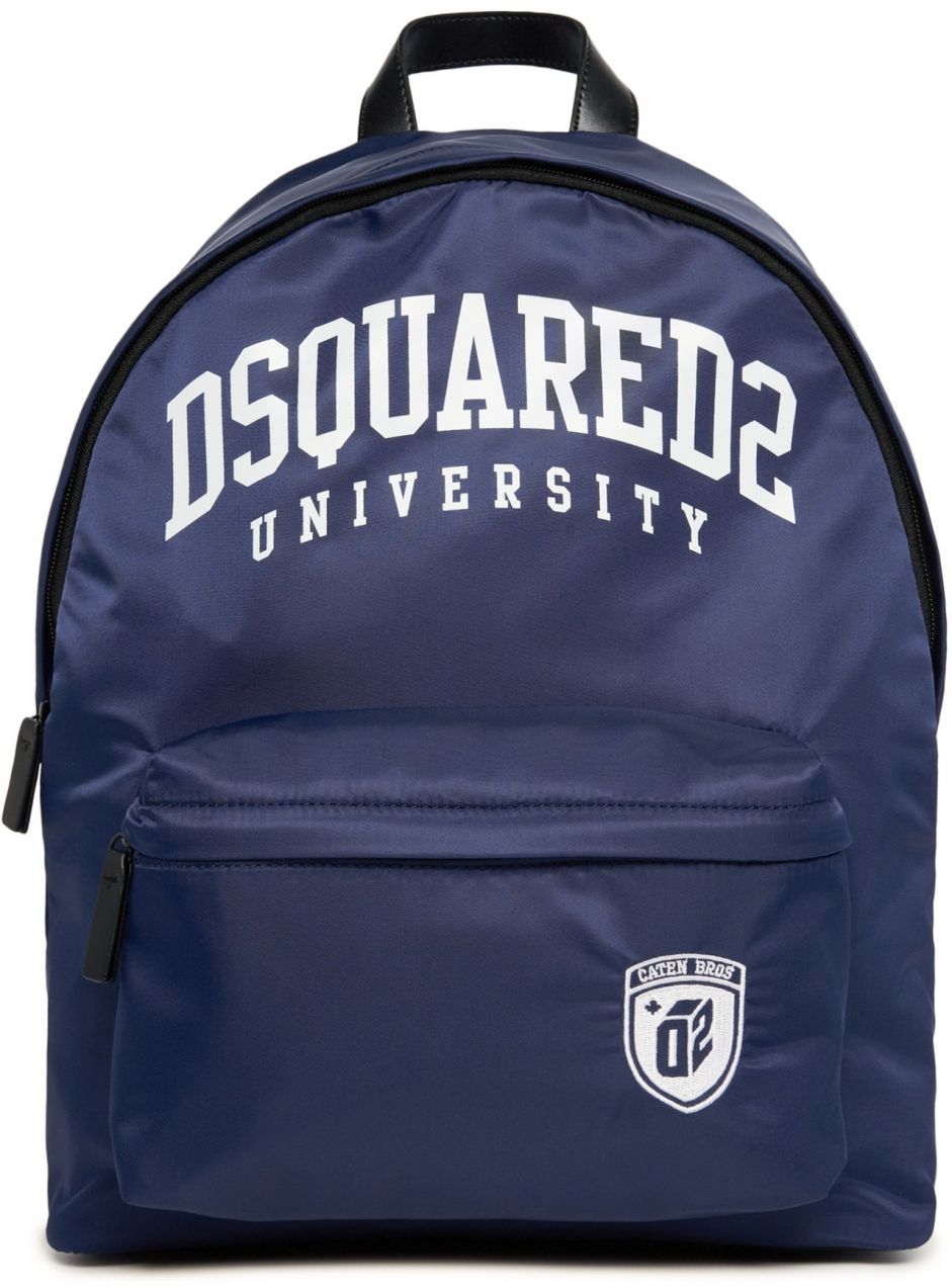 DSQUARED2 Batoh  námornícka modrá / biela