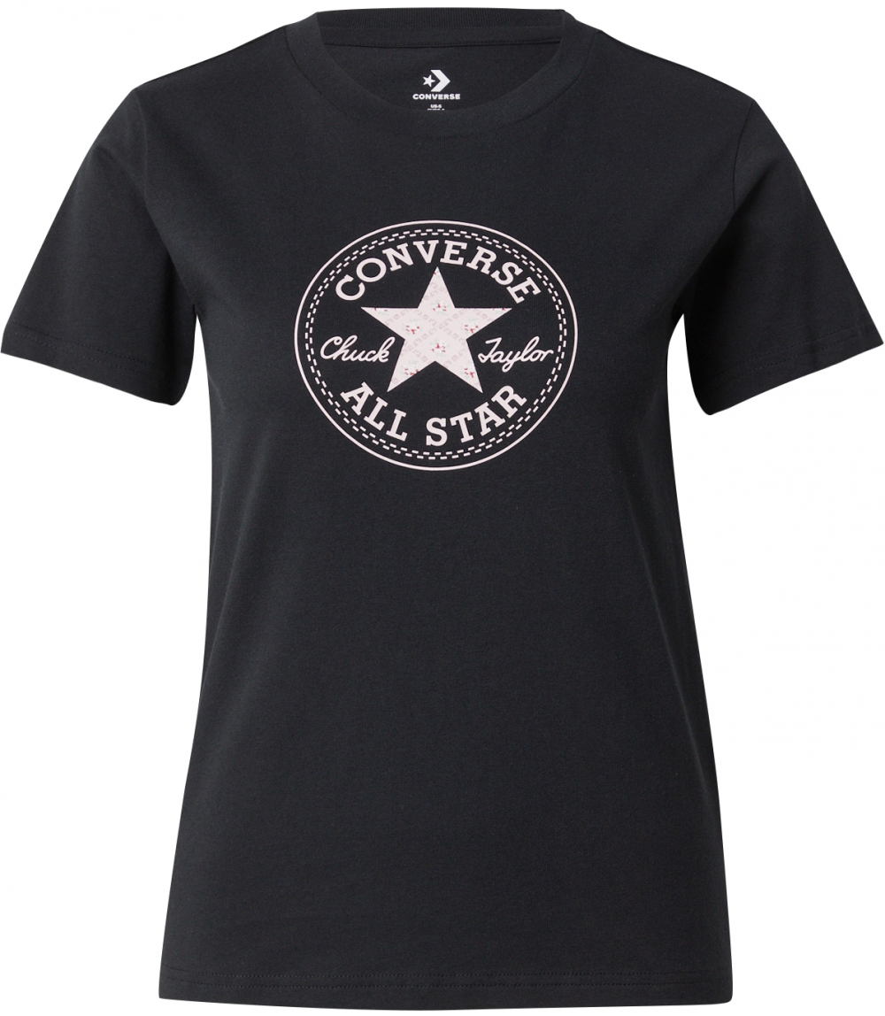 CONVERSE Tričko 'CHUCK'  čierna / biela